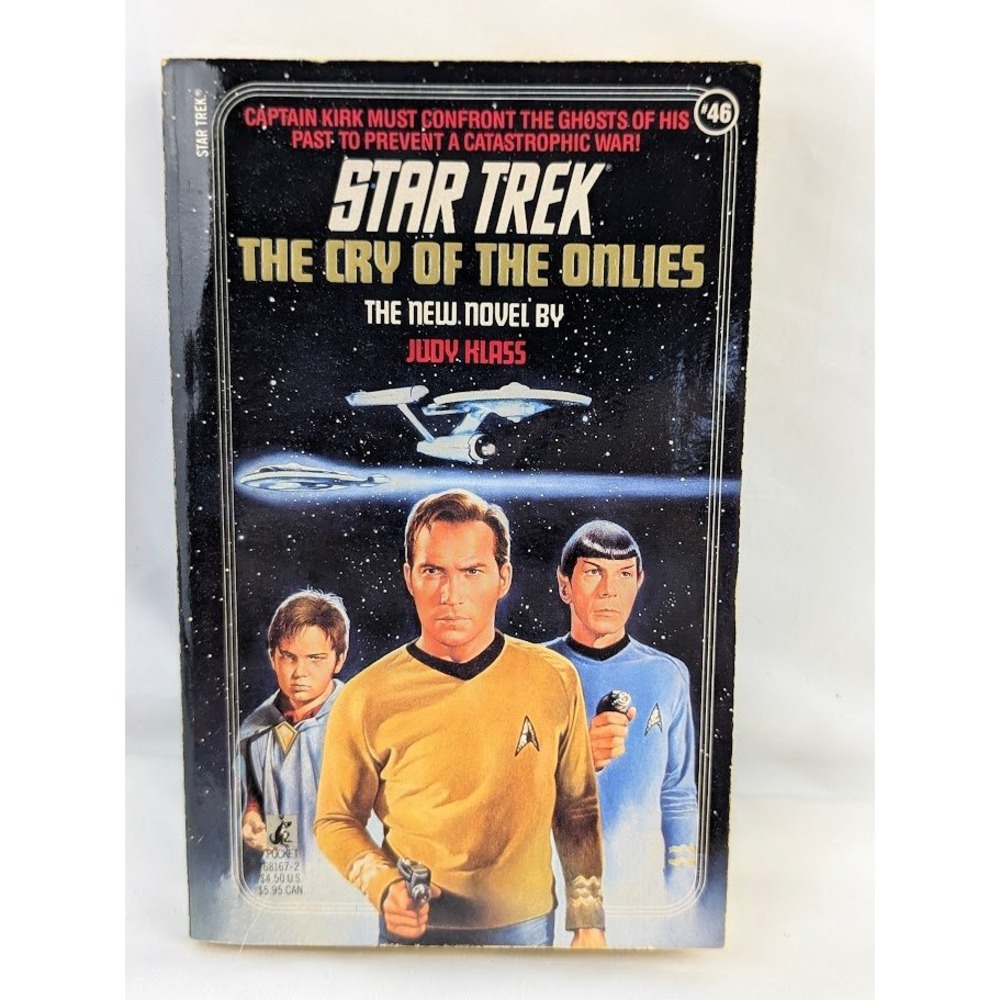 Pocket Books Star TrekThe Cry of the Onlies Judy Klass #46 1989